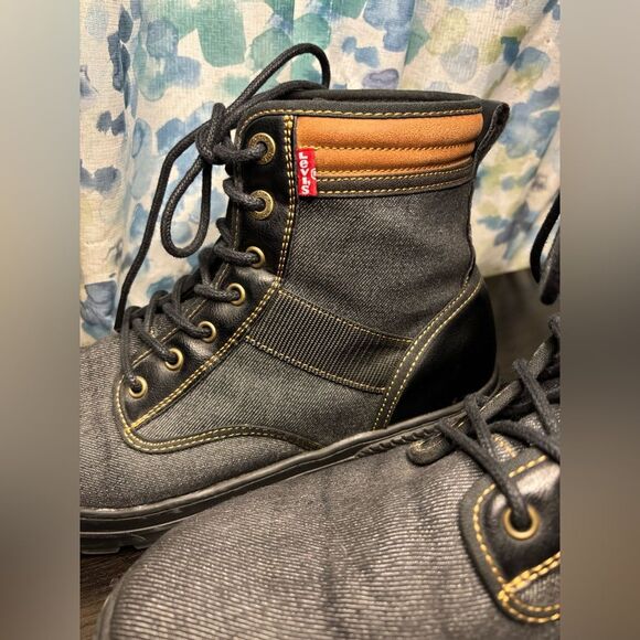 Levi Denim Comfort Boots Men’s 13 - Picture 5 of 12